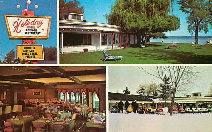 Holiday on the Lake Motel (Holiday Motel) - Old Postcard (newer photo)